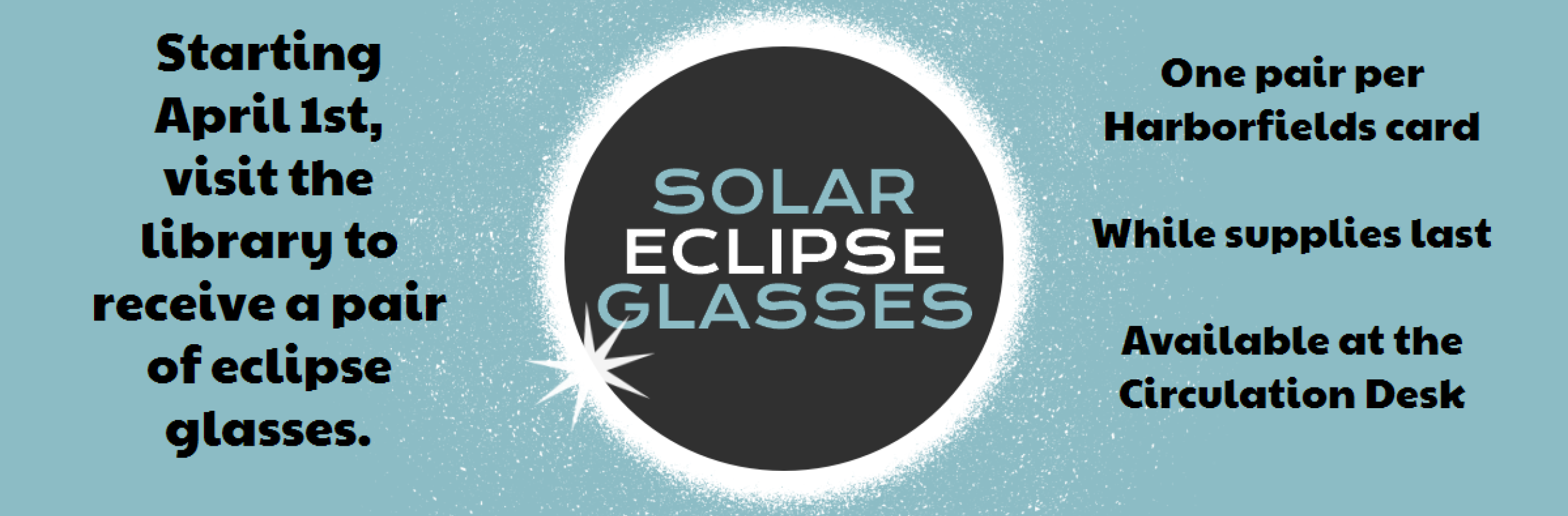 Image for "Solar Eclipse Glasses, April 2024"