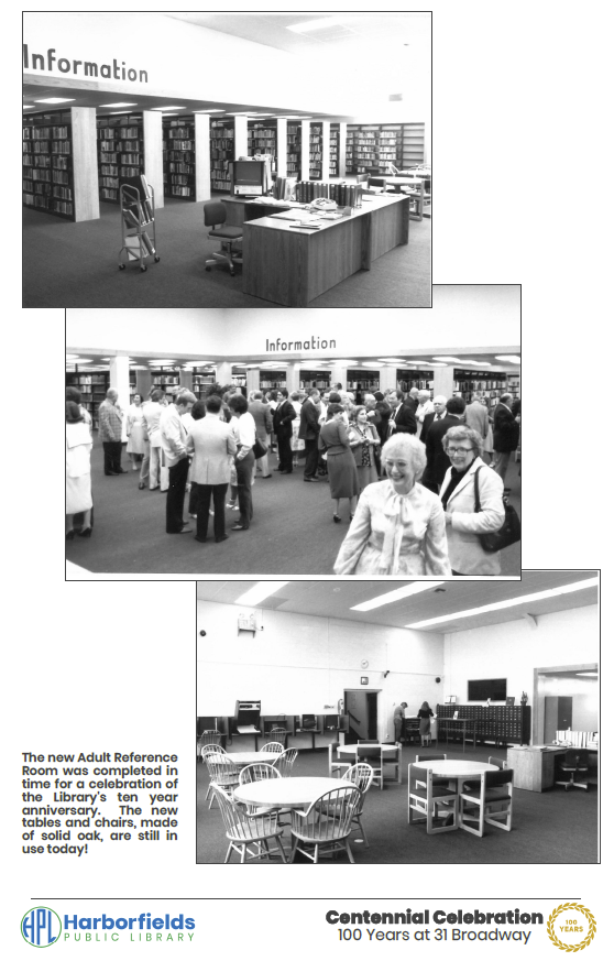 Adult Reference Room, 1980 - 31 Broadway Centennial Celebration