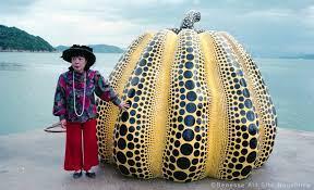 Yayoi Kusama and pumpkin