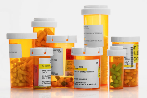 image of prescription bottles