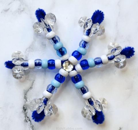 pipe cleaner snowflake