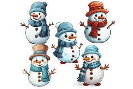 Five Little Snowmen