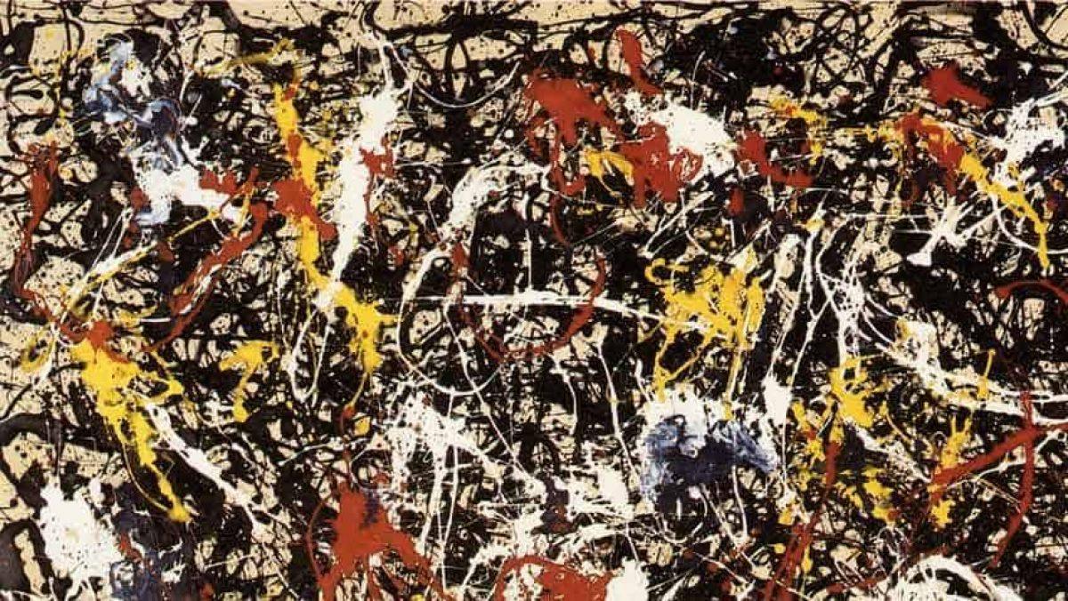 Jackson Pollock abstract painting