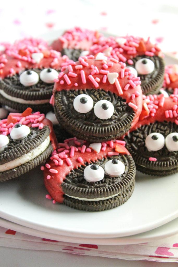 Lady bug cookies from oreos