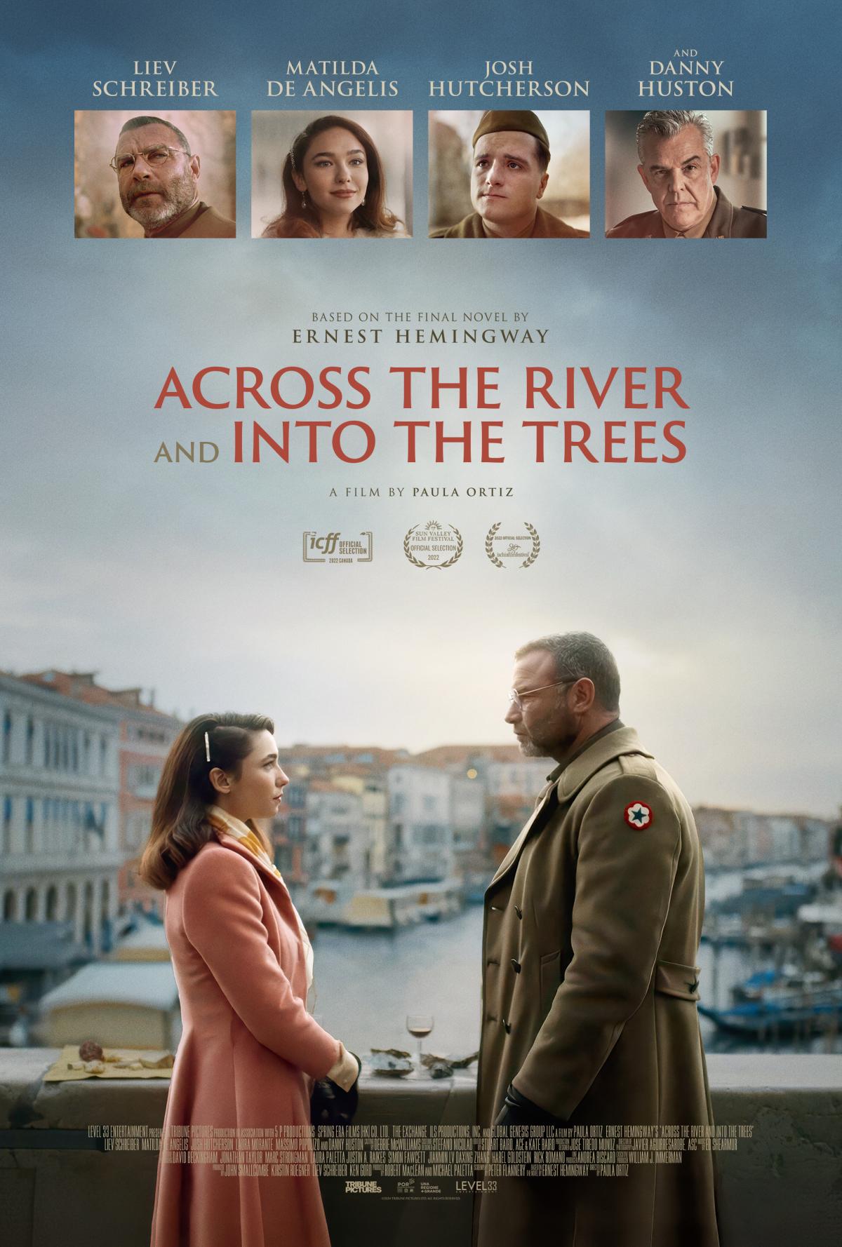 Across the River and into the trees DVD Cover