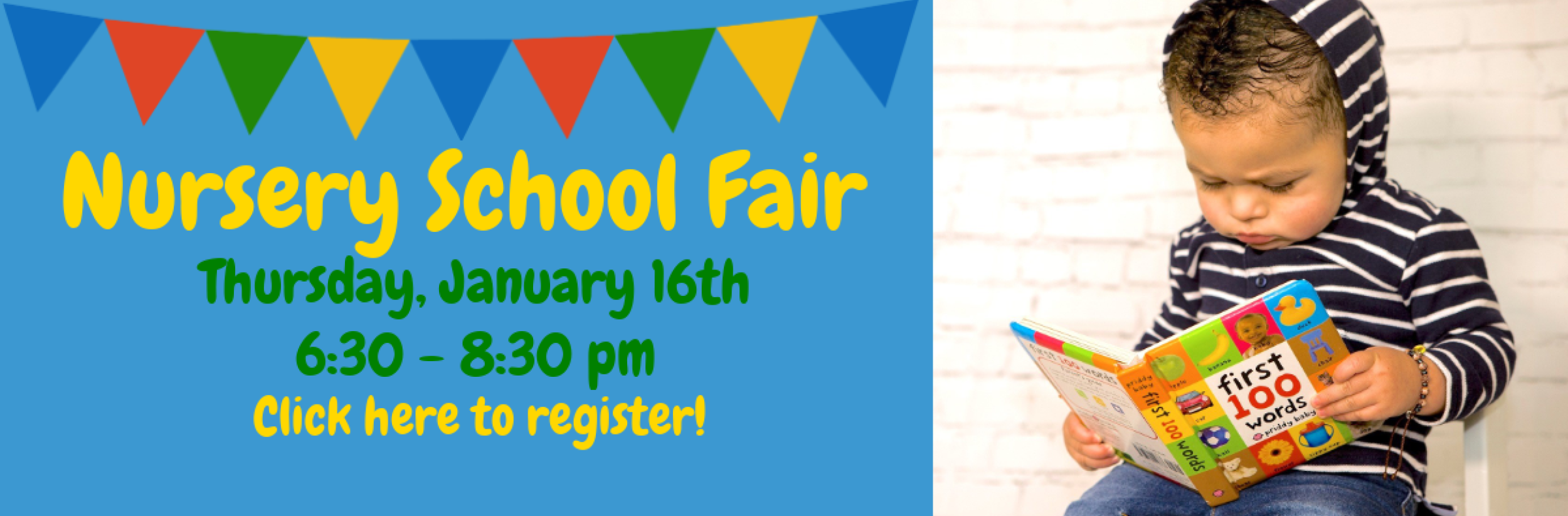 Image for "Nursery School Fair - January 16, 2025 - 6:30-8:30pm"